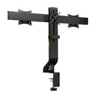 Kensington SmartFit Space-Saving Dual Monitor Arm - Black (55513)-Simply match your hand size to the colour on the provided chart, set the height to your colour, and you're done