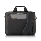 Everki Advance Laptop Bag/Briefcase, up to 14.1", Black (EKB407NCH14)-Dedicated 14.1-inch laptop compartment
