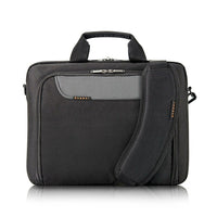 Everki Advance Laptop Bag/Briefcase, up to 14.1", Black (EKB407NCH14)-Dedicated 14.1-inch laptop compartment
