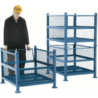 M & P Tool Products, Open Mesh Containers, 2 Drop Gates, 2500 Lbs. Capacity, 34.5" W x 40.5" D x 32.25" H-Capacity: 2500 lbs.