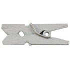 JAM Paper Wood Clothing Pin Clips, Small 7/8, Silver, 5 Packs of 50, 250 Total (230726887g)-4
