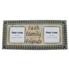 Cathay Importers Rustic Wood Quote Photo Frame (EC-24-0117), 2 Pack-4" x 4"