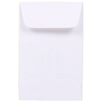 JAM Paper #1 Coin Envelopes, 2.25 x 3.5, White, 200 Pack (122326658g)-Colour: White