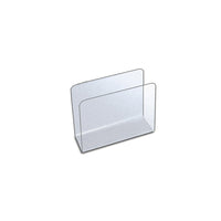 Azar Acrylic Desk File Holder, Clear, 5.75" x 2.5" x 4.5", 4/Pack (255080)-Designed to easily access files