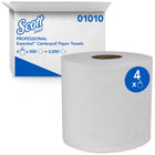 Scott Essential Center-Pull Roll Towels - Perforated Hand Paper Towels - White - 4 Pack-500 Sheets/Roll