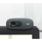 Logitech C270 HD Webcam with Noise-Reducing Mics for Video Calls - Black-The adjustable universal clip lets you attach the camera securely to your screen or laptop, or fold the clip and set the webcam on a shelf. You’re always ready for your next video call.