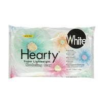 Hearty Super Lightweight Clay, 5.25 oz, White-Add dimension to your creations with super lightweight clay