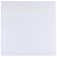 JAM Paper 8.5 x 8.5 Square Envelopes, White, 250 Pack (4231H)-White square envelope