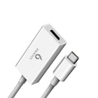 Phoenix USB-C to DisplayPort Female Adapter, Aluminum Housing-Aluminum Housing