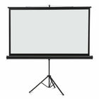 Quartet Wide Format Projection Screens - Tripod Base - 52" x 92"-Wide format tripod base projection screen