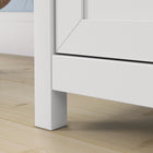 Sauder 53"W Cottage Road Credenza with Pull-Out Desk - White-10