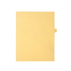 Mark Maker Legal Exhibit Index Tab Buff Single Tabs, 1/26h Cut, Letter Size, No Holes, Letter J, 25 Pack-Buff Single Tabs, 1/26th Cut