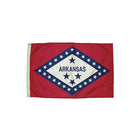 Flagzone Arkansas Flag with Heading And Grommets, 3' x 5' (FZ-2032051)-Arkansas flag with distinctive design that is used as a symbol