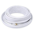 Digiwave 50' RG6 Coxial Cable, 0.8" x 6.3" x 6.3", White-Copper clad steel center conductor