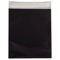 JAM Paper Foil Envelopes with Self Adhesive Closure, 6.25 x 7.88, Open End, Black, 100 Pack (01327706B)-Black