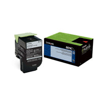 Lexmark 801K Black Return Program Toner Cartridge (80C10K0)-Black