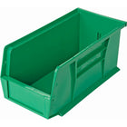 Quantum Storage Systems Ultra Stack & Hang Bin, 5-1/2" W x 5" H x 10-7/8" D, Green - 6 Pack-Capacity: 30 lbs.