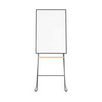 Archyi Curvo Collection Easel - 29" x 72" - Anthracite-Curved painted steel legs