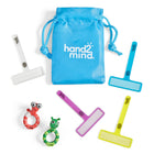 Hand2Mind FingerFocus Highlighter Follow-Along Friends - Multicolor - 2 Sets-Young children will love using the bookworm or caterpillar ring to help them focus on a line of text or an image.
