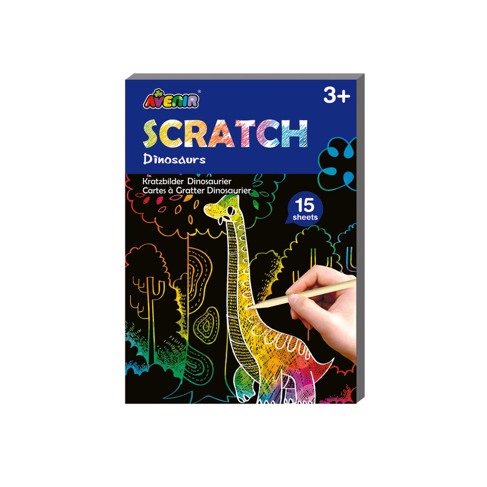 Avenir 3-in-1 Kratzbilder-Malblock – Scratch Book Adventure Für Kinder Ab 3 Jahren, Inkl. Stift & Tragegriff Avenir 3-in-1 Kratzbilder-Malblock – Scratch Book Adventure Für Kinder Ab 3 Jahren, Inkl. Stift & Tragegriff
