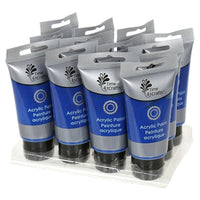 Time 4 Crafts 75ml Acrylic Paint, 6.75 x 6 inches, Pack of 12, Blue-Set: includes a total of 12 vibrant, richly pigmented acrylic paint tubes (all in the same color), perfect for art teachers, hobbyists, professionals, hospitals, daycares, workshops