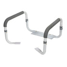 Drive Medical Toilet Safety Rail-White, Aluminum