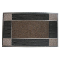 Floor Choice Runway Doormat Brown 23"x46" (87731)-Made with durable recycled vinyl.