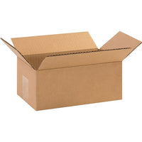 Staples Corrugated Shipping Box - 10" L x 6" W x 4" H - Kraft - 25 Pack-Brown/Kraft