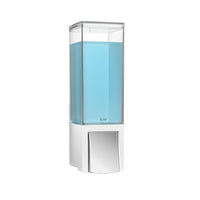 Better Living Clever Soap Dispenser, Matte White (77154)-Lever Button Convenience