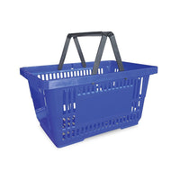 Eddie's Hang-Up Display Ltd. Large Retail Shopping Baskets - Blue-Retail Shopping Basket