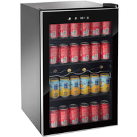 RCA 110 Can Beverage/Wine Cooler - Black (RMIS1530)-Holds up to 4 wine bottles and 110 cans
