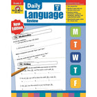 Evan-Moor Daily Language Review Teacher's Edition Book, Grade 2 (EMC580)-English