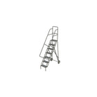 Tri-Arc Roll & Fold Rolling Ladder, 7 Step, 76" Height (KDRF107162)-Frame Material: Steel
