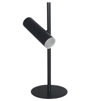 Dainolite Constance Modern Table Lamp - Matte Black with Frosted Acrylic Diffuser - 6 W-Dimmable