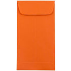 JAM Paper #7 Coin Envelopes, 3 3/8 x 6, Brite Hue Orange Recycled, 1000 Pack-Coin Envelopes