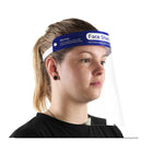 Globe Face Shield Anti-Fog - 200 Pack-Adjustable head harness comfortable fits most head sizes