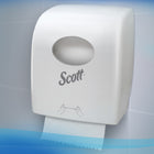 Scott Slimroll 8" x 580' Hard Roll Towel - White - 6 Pack-Highly absorbent