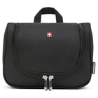 Swissgear Poly Tri-Fold Toiletry Bag - Black-Inside organizer pockets