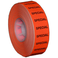 Meto Primark P12 1-Line Fluorescent Red SPECIAL Labels 1325/RL, 16 Pack-Designed for use with Meto Primark P12 Series P12 D1N/P12 N1N/P12 S1N Label Gun