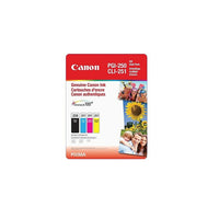Canon  PGI-250/CLI-251 CMY Black/Colour Ink Cartridge Club Pack, 4 Pack, (6497B009)-Produces crisp, smudge-resistant text