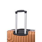 TOSCANO RIGOROSO 20" Hardside Carry On Luggage - Bronze Gold-Soft Jelly Handle Grips