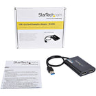 StarTech USB to Dual DisplayPort Adapter, 4K 60Hz, USB 3.0 (5Gbps)-Astonishing picture quality with support for resolutions up to 4096 x 2160p (60Hz)