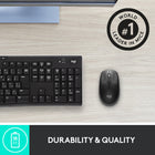 Logitech M190 Wireless Ambidextrous Mouse - Graphite-18-month battery life- Enjoy months of worry-free usage. Power-saving mode automatically kicks in when you’re not using the mouse to save power. AA Battery Included
