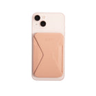 MOFT Snap-On Magnetic MagSafe Compatible Phone Wallet Stand for iPhone - Nude-iPhone 14, iPhone 14 Plus, iPhone 14 Pro, iPhone 14 Pro Max, iPhone 13, iPhone 13 mini, iPhone 13 Pro, iPhone 13 Pro Max, iPhone 12, iPhone 12 mini, iPhone 12 Pro, iPhone 12 Pro Max