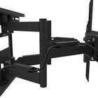 Kanto Full Motion Anti-Theft Security TV Wall Mount for 37"-65" TVs - Black-Adjustable horizontal leveling