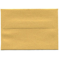 JAM Paper 4bar A1 Envelopes, 3.63 x 5 1/8, Stardream Metallic Gold, 50 Pack (V018244I)-Gold stardream metallic envelope