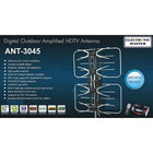 Electronic Master Remote Controlled HDTV Antenna, 26" x 32" x 4.8", Silver-Solid structure, simple installation