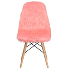 Flash Furniture Shaggy Dog Hermosa Pink Accent Chair-Accent Side Chair