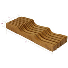 Oceanstar KB1354 In-Drawer Bamboo Knife Organizer-90-day manufacturer's warranty (details with product)