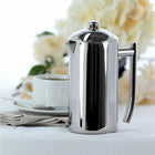 Frieling – Cafetière à piston en acier inoxydable poli 18/10, 36 oz (#0104)-Acier inoxydable 18/10 retient la chaleur 4 fois plus longtemps que la presse à verre en raison de la double paroi isolante.